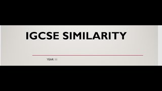 Mastering Similarity in IGCSE Maths Simple Tips amp Tricks to Ace Your Exam [upl. by Tedman]