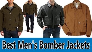 5 Best Mens Bomber Jackets Review 2020 [upl. by Joappa]