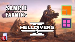 SAMPLE FARMING  FUN DEFENSE MISSION  HELLDIVERS 2 [upl. by Batsheva]