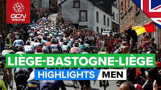 Long Range Attacks After A Battle Of Attrition  Liège Bastogne Liège 2022 Mens Highlights [upl. by Ilac752]