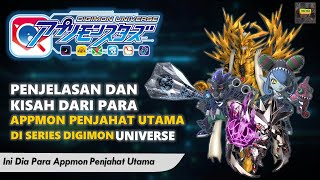 Mengenal Para Appmon Jahat Utama Di Series  DIGIMON UNIVERSE  APPLI MONSTER [upl. by Kleper]