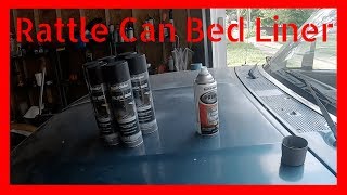 Cheap Spray Can Bed Liner [upl. by Ydarg]