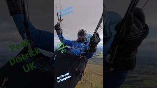 Flying a paraglider cross country from Peak District UK On the way to Skegnees 13092024 [upl. by Atekram]