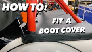 HOW TO Fit a Boot Cover [upl. by Richers]