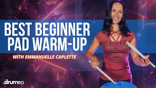 5Minute Beginner Drum Warmup With Emmanuelle Caplette [upl. by Islean756]