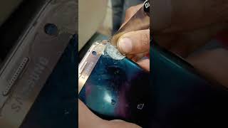 UV tempered glass not remove uv tempered glass removal shorts [upl. by Ahsinrat]