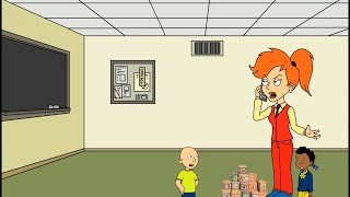 Caillou misbehaves at Playschool and gets grounded 1RedBed ReUpload [upl. by Yarehs]