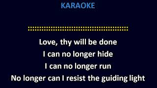 Martika  Love Thy Will Be Done KARAOKE [upl. by Farver]