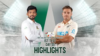 Bangladesh vs New Zealand Highlights  1st Test  Day 5  New Zealand Tour of Bangladesh 2023 [upl. by Revilo]