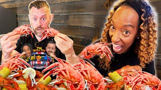 Brits Try Louisiana Crawfish Boil For The First Time In New Orleans USA [upl. by Ssur]