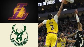 Lakers vs Bucks  Lakers GameTimeTV  Lakers Highlights [upl. by Ttenaj]