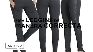 ¿Cómo usar leggins sin verte mal ¡Aquí te lo decimos  ActitudFEM [upl. by Ewen478]