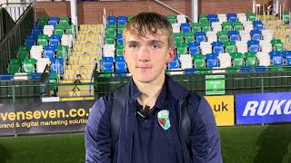 Jake Canavan scores the second goal  TNS FC 2 Aberystwyth Town 0 [upl. by Notreb]