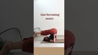 When you feel discomfort in an yoga pose try this shorts  Yoga With Archana Alur Beyond the pose [upl. by Yorel]