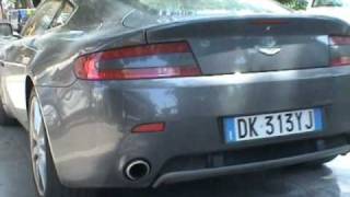 Aston Martin V8 Vantage Start Up and Accelerate [upl. by Sire]