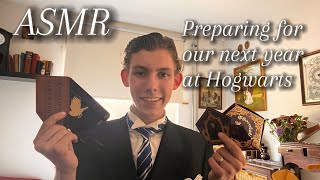 ASMR  Lets prepare for our new year at Hogwarts [upl. by Nedyrb]