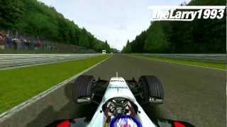 rFactor F1 2005  KRäikkonen in SpaFrancorchamps [upl. by Freddy]