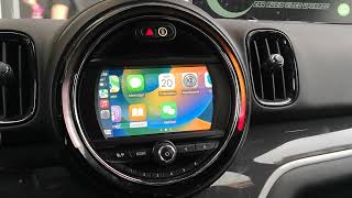 Minicooper Minicountry Carplay e android auto Carkit Officina installazione [upl. by Anilyx]