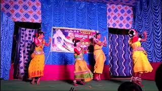 Agradoot club Contai Dance performance on folk dance Song Aaj fagune agun lage [upl. by Diarmuid318]