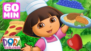 Doras Yummy Food Marathon 2 🧁 1 Hour of Dora the Explorer  Dora amp Friends [upl. by Wes249]