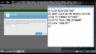 How to Disable McAfee [upl. by Suez]