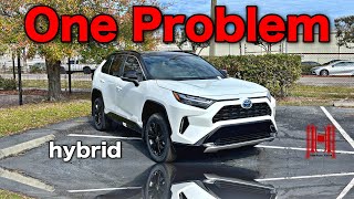 2024 Toyota Rav4 Hybrid XSE  One Big Flaw Revealed  Full Review and Experience [upl. by Fotinas147]