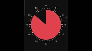 60 Seconds1 Minute Countdown Timer with clock ticking sound and Finish Bell [upl. by Accisej]