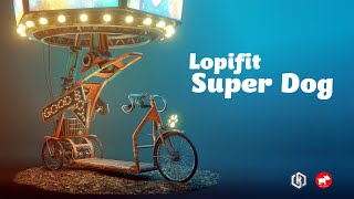 Lopifit bike for Super Dog Trailer [upl. by Lamrouex]