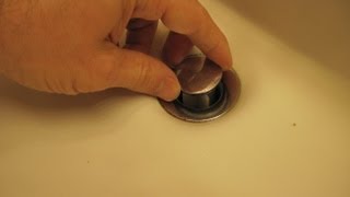 How to Clean Out a Sink Popup Drain Stopper [upl. by Dinah41]