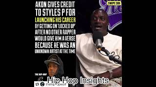 Akon Credits Styles P for LAUNCHING His Career [upl. by Irtimd816]