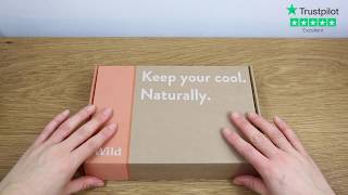 Wild Natural Deodorant Unboxing Video [upl. by Inram]