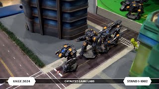 Massive Mech Wars On The Table Top In Battletech From Catalyst Game Labs  Stand 11002 [upl. by Malet]