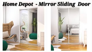 Home Depot  Mirror Sliding Closet Door  How To Assemble and Install [upl. by Rasure714]