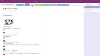 Using OneNote for a Conference [upl. by Vigor]