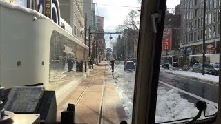 【前面展望】札幌市電 外回り循環全区間 Sapporo Streetcar Outherloop [upl. by Howe]