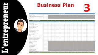 3 Faire un business plan complet sur Excel  CAF plan de trésorerie amp seuil de rentabilité [upl. by Hidie]