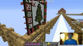 Christmas Advent Calendar a Minecraft map make more of the maze new building  day 19 [upl. by Cressi]