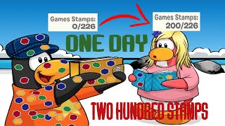 Getting 200226 Game Stamps in 1 day  Club Penguin Rewritten [upl. by Meesaw]