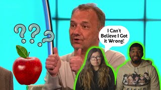 AMERICANS REACT TO Bob Mortimer claims he can break an apple in half with his bare hands WILTY [upl. by Ludba338]