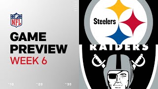 Pittsburgh Steelers vs Las Vegas Raiders  2024 Week 6 Game Preview [upl. by Ritchie]