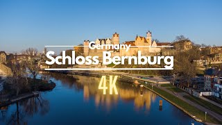 Schloss Bernburg Germany  by DRONE 4K [upl. by Harwill]