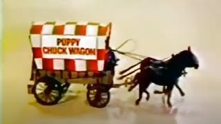 Chuck Wagon Dog Food Commercials 1970s  1980s [upl. by Haidabej]