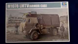 135 Trumpeter M1078 LMTV Armor Cab Video Unboxing and Photos [upl. by Ayortal250]