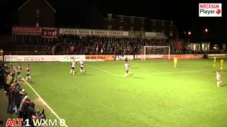 GOALS Altrincham 1 Wrexham AFC 1 [upl. by Nylad]