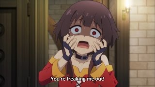 Konosuba 2  Megumin is freaking out [upl. by Nodnar]