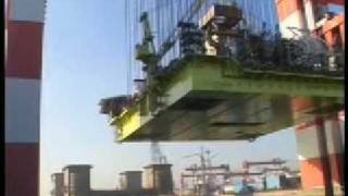 oil rig assembly biggest crane in the world TAISUN [upl. by Isadore574]