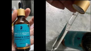 PILGRIM REDENSYL AND ANAGAIN ADVANCED HAIR GROWTH SERUM REVIEW IN TAMIL [upl. by Harret]