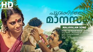 Poovaninju Maanasam Video Song  Ee Thanalil Ithiri Neram Movie Song  Mammootty  Shobhana Yesudas [upl. by Yssirk]