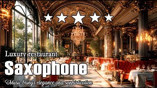 Restaurante música saxofón  Saxofón para dos  Música que acompaña una cena romántica [upl. by Zadack]