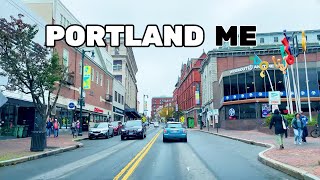 Driving in Portland Maine  Portland downtown driving tour PORTLAND MAINE Travel  Guide  Expedia [upl. by Ilrahs226]